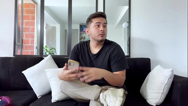 My shy neighbor came to my house and ended up sticking his dick in my big ass